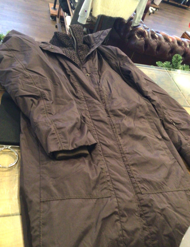 Brown Postcard Coat, Small