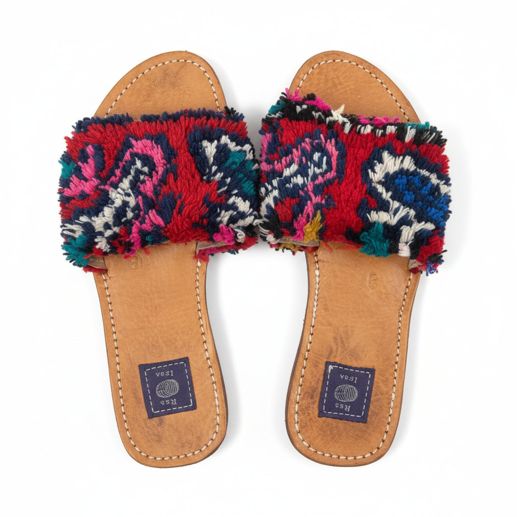 Res Ipsa Slides 6 Red Shag Multi