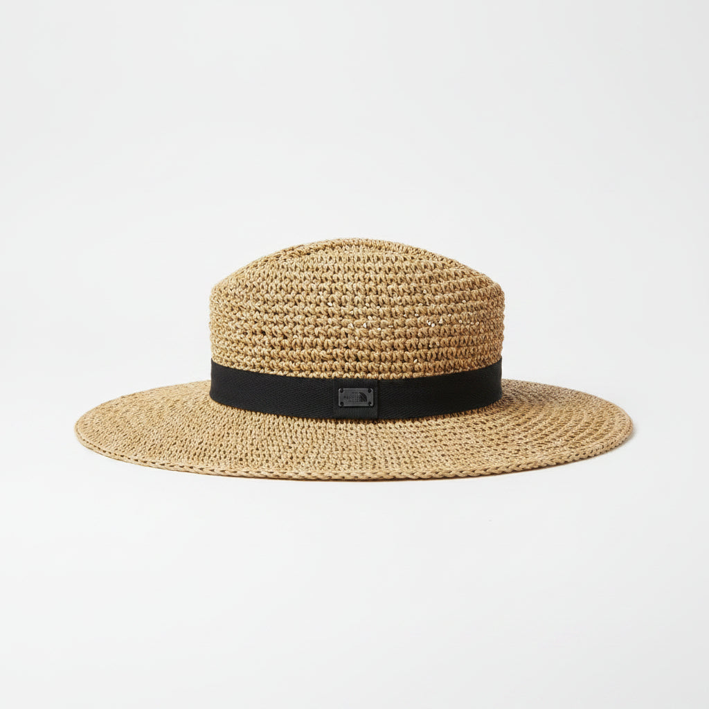 Northface Hats Straw with Black Band