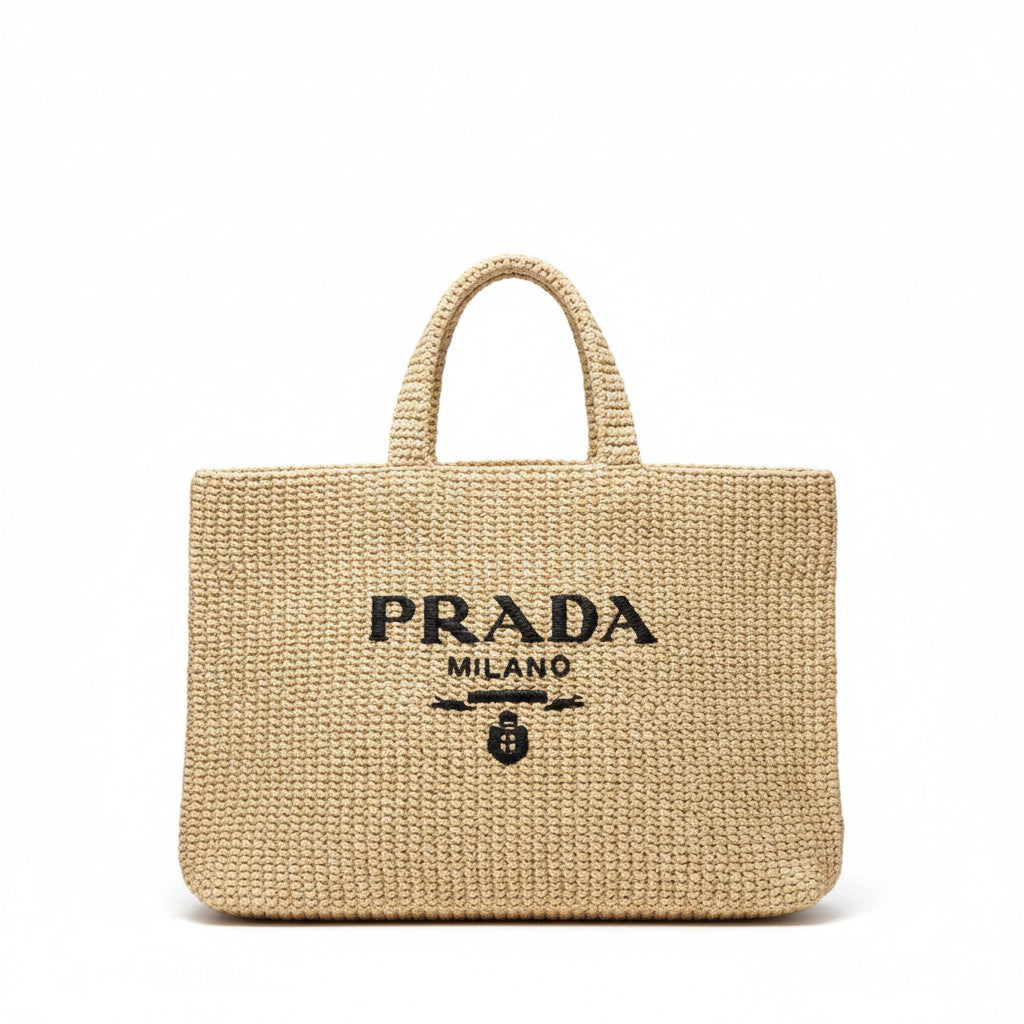 Prada Crochet Tote