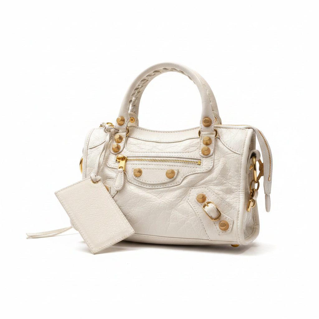 Balenciaga Bag City Mini White