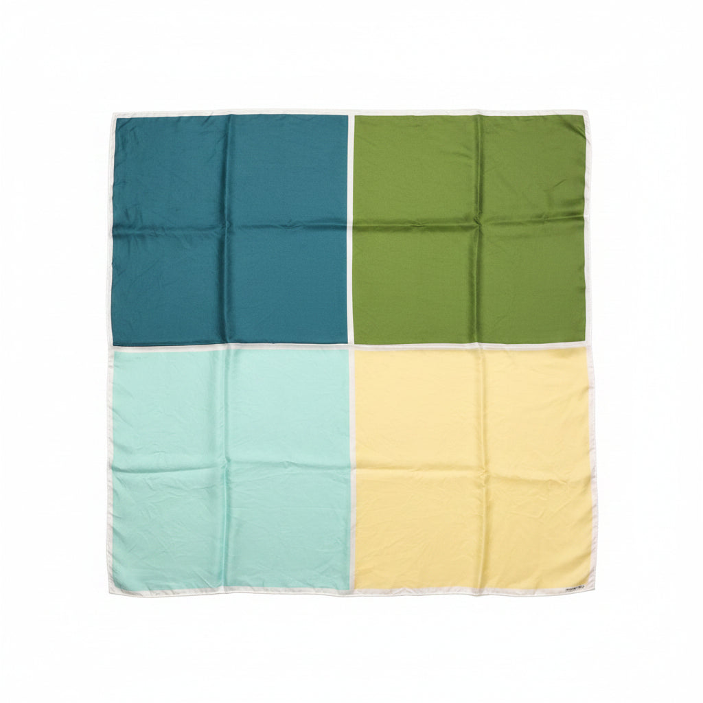 Hermes Scarf Colorblock