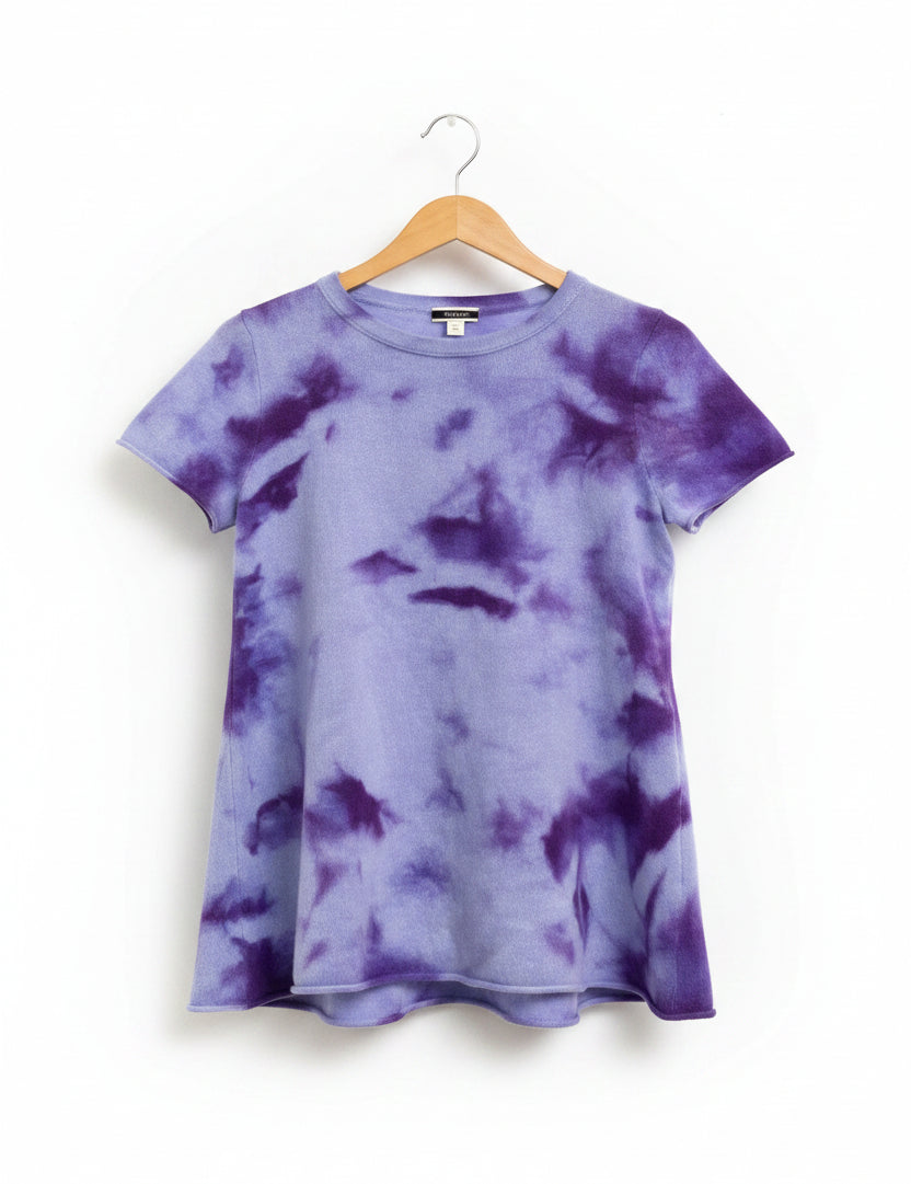 J.Crew Sweater Purp Tie Dye Cashmere