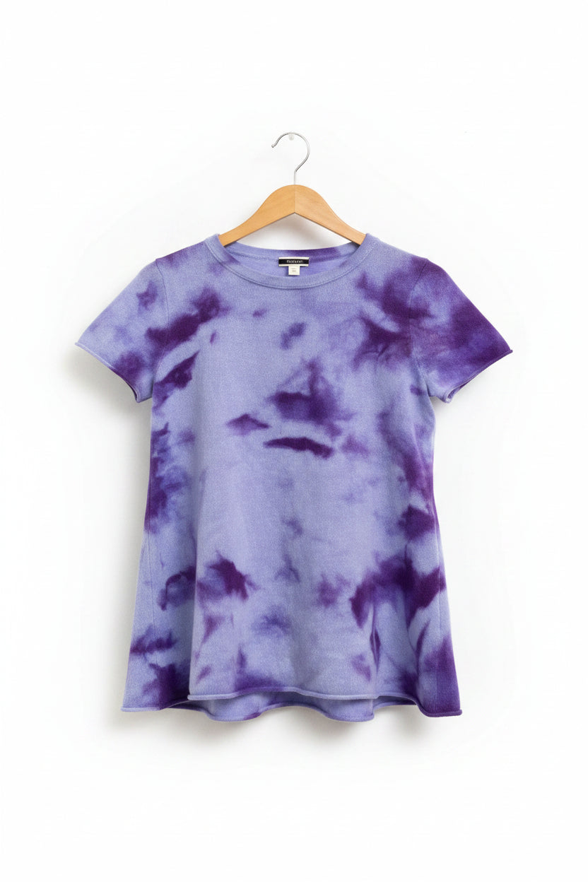 J.Crew Sweater Purp Tie Dye Cashmere
