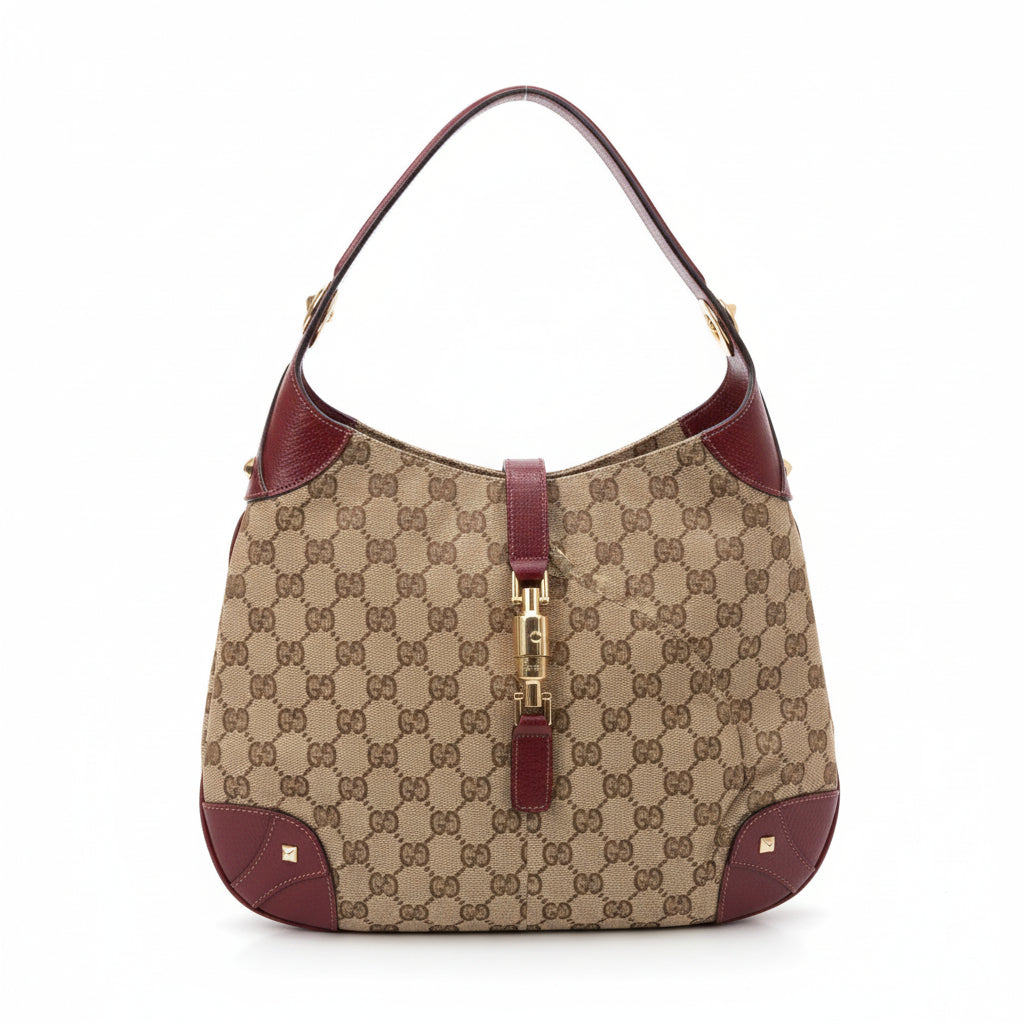 Gucci Jackie Bag Red Leather/Gold Hardware