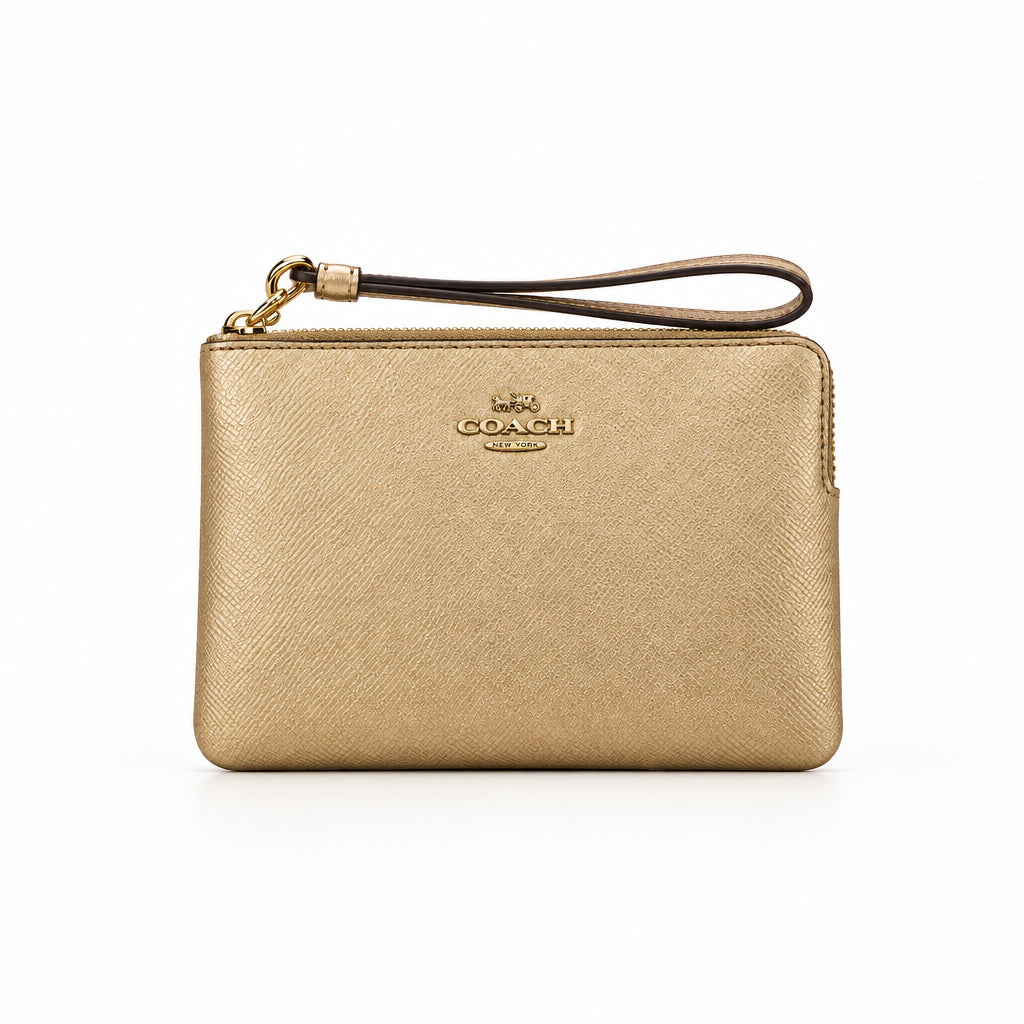 Coach Wallet Gold Wristlet