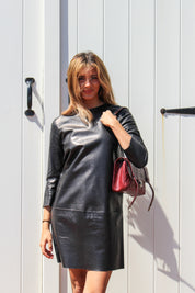 The Row Leather Dress