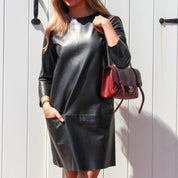 The Row Leather Dress