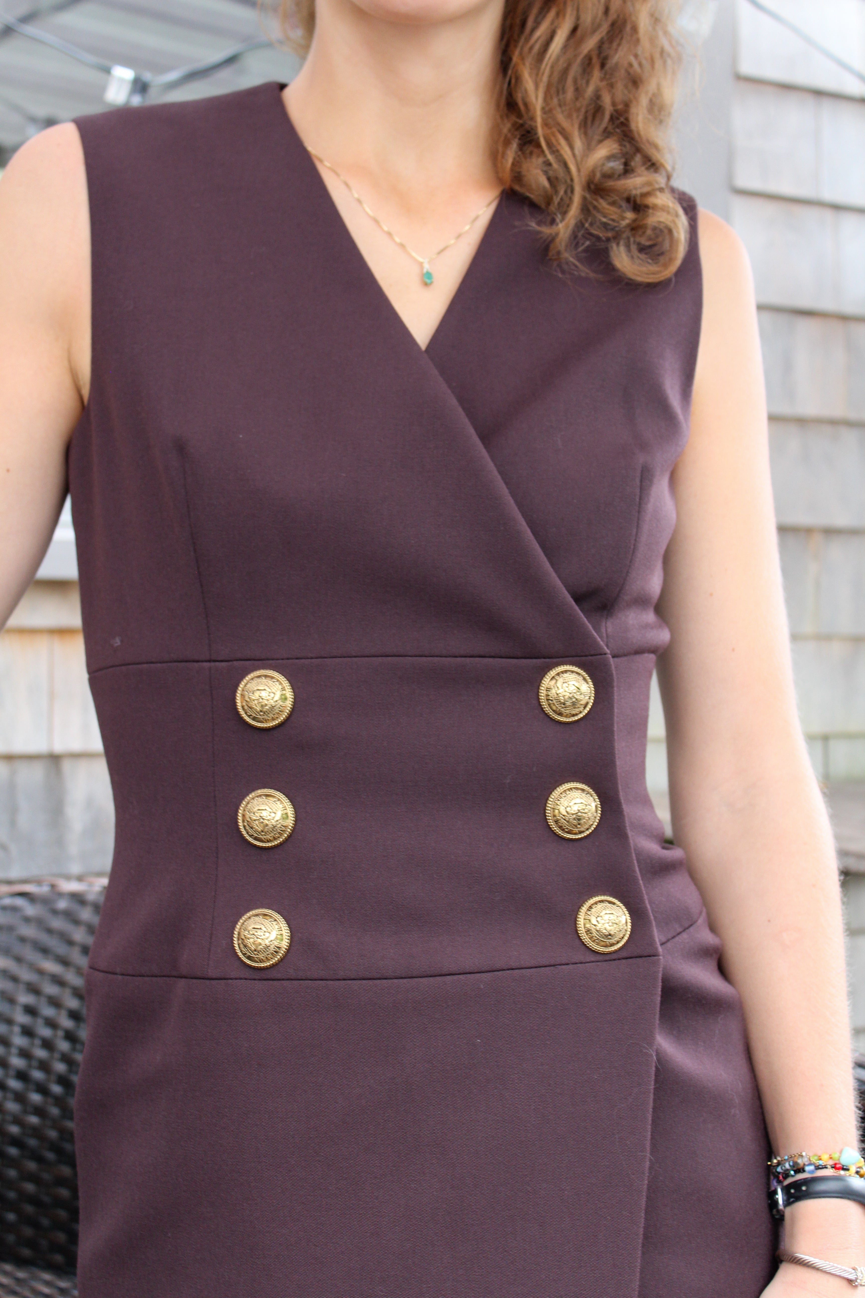 Balmain Dress 38 Brown